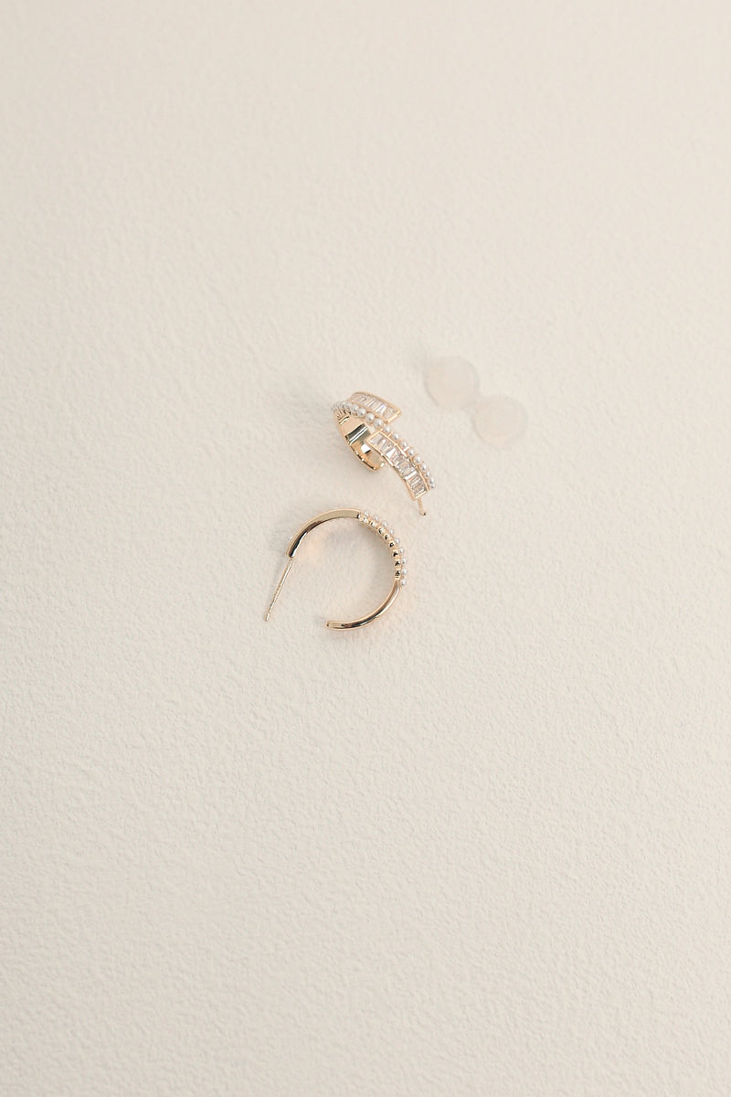 Posh Round Earrings