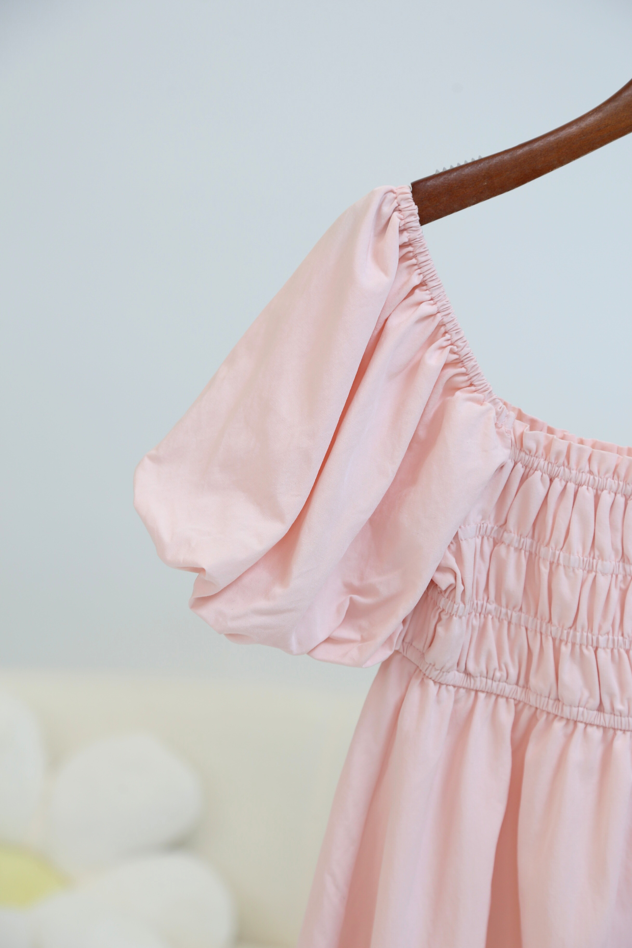 Cruzie Babydoll Top Blush Pink