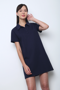 Ace Line Polo Dress Navy