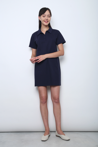 Ace Line Polo Dress Navy