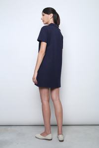 Ace Line Polo Dress Navy