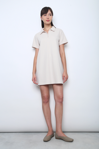 Ace Line Polo Dress Oat