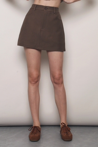 After Hours Skorts Brown (Restock)