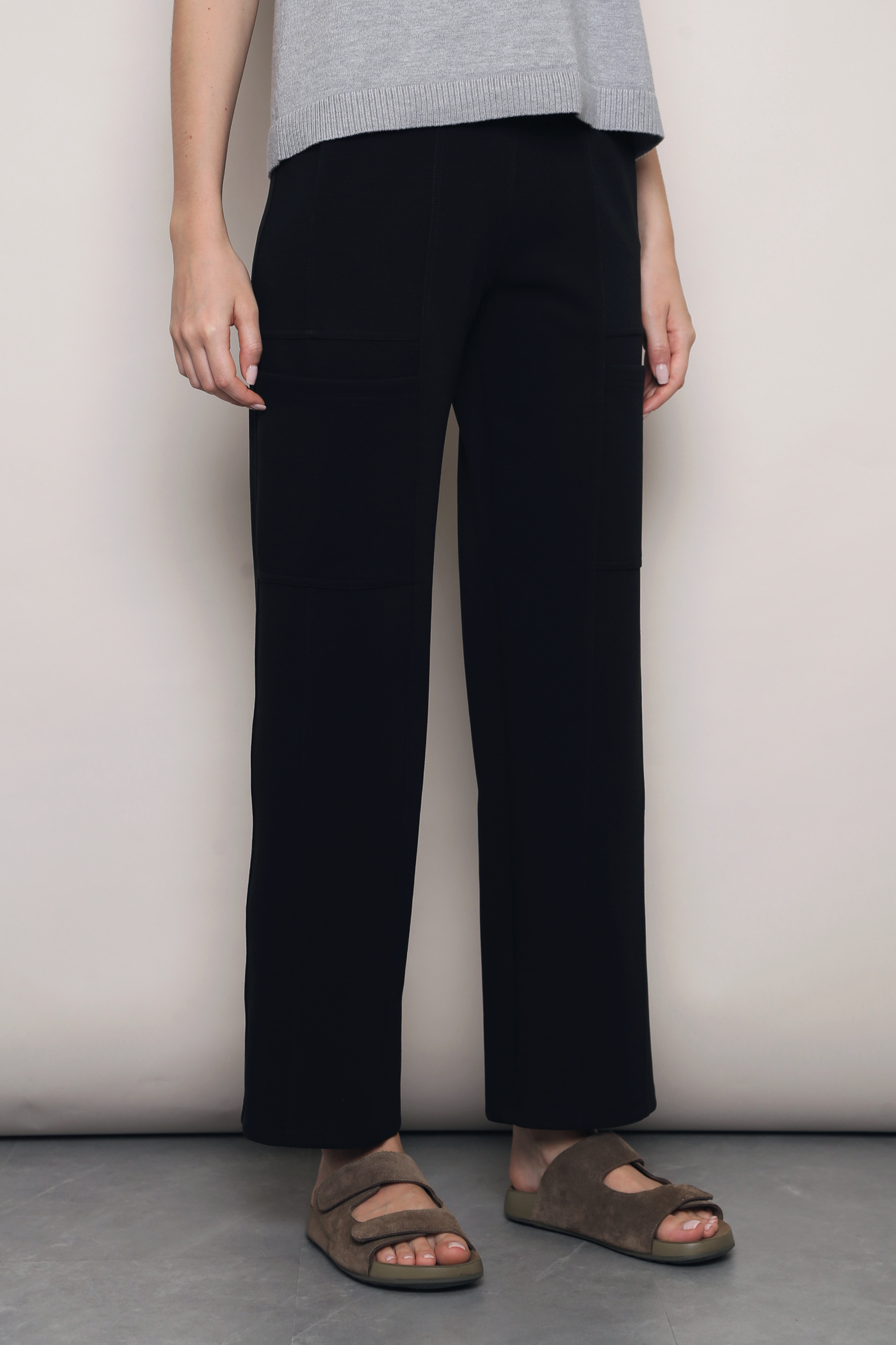 (Petite) Aleks V2 Pocket Slacks Black