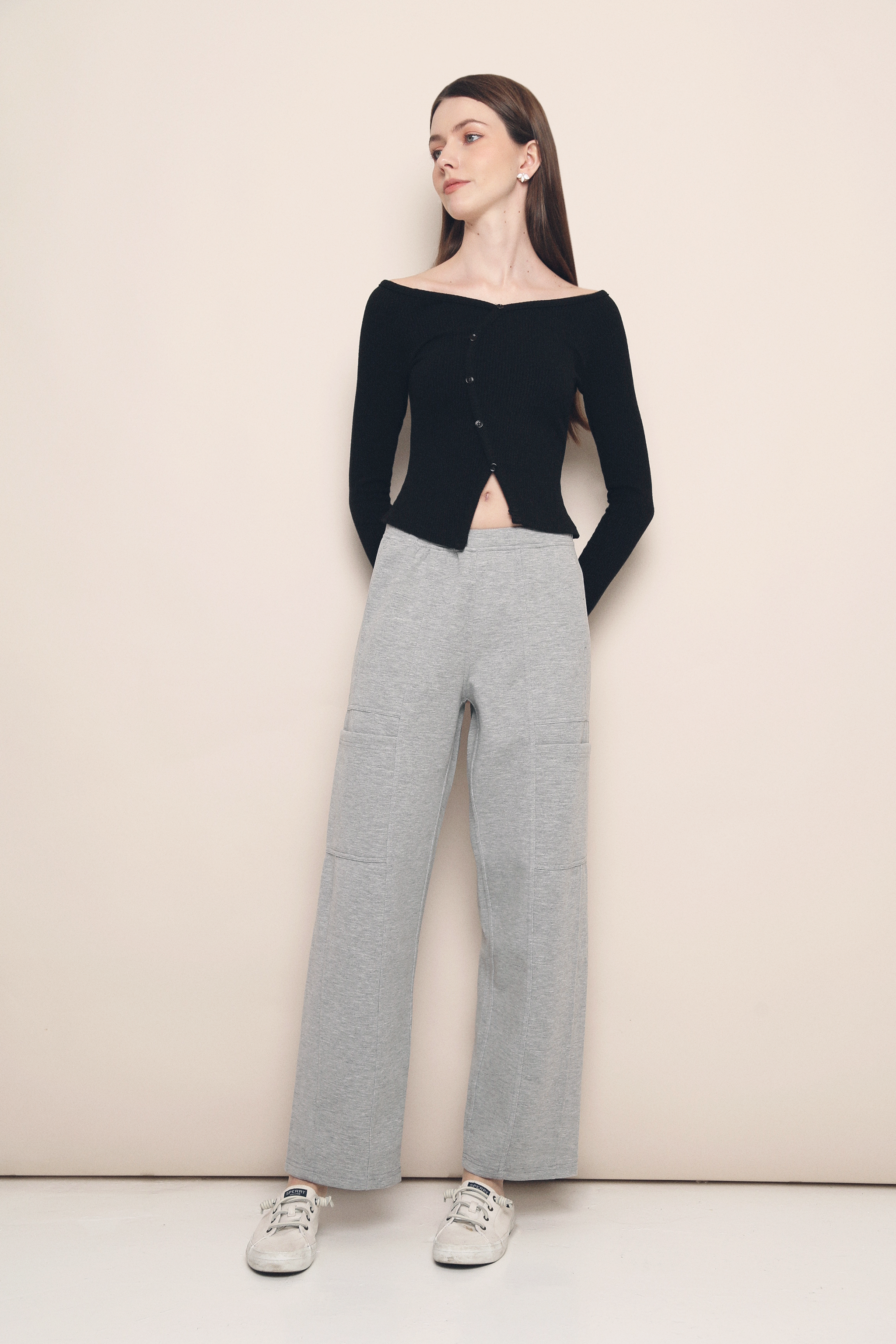 Annalise Off The Shoulder Top Black