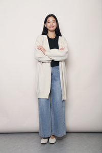 Alpine Longline Knit Cardigan Malt