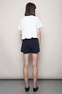 Baileys V2 Button Down Blouse White