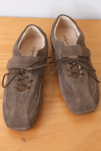 Ballet Core Lace Sneakers Brown (Restock)