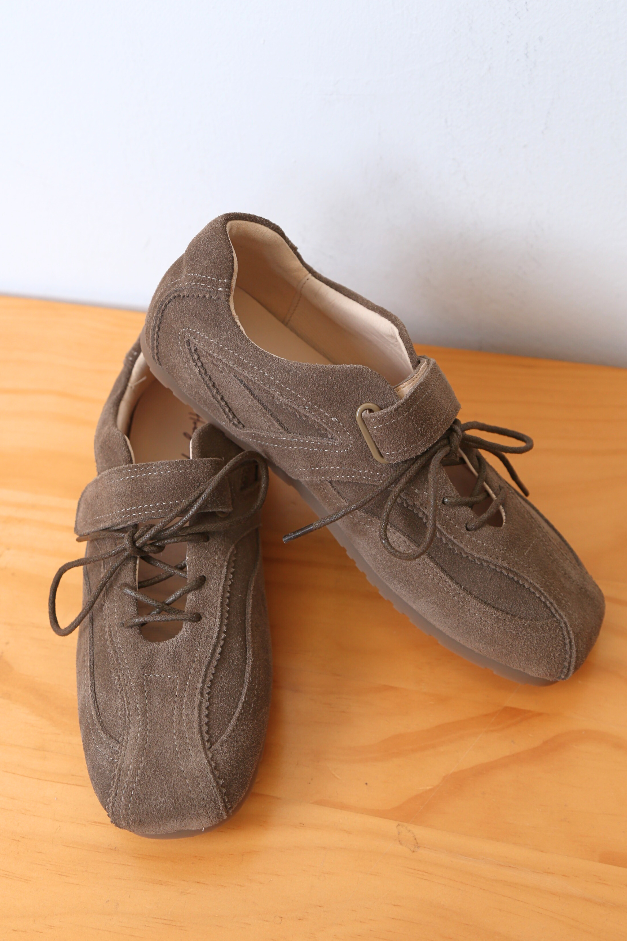 Ballet Core Lace Sneakers Brown (Restock)