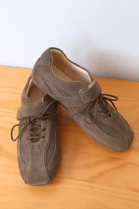 Ballet Core Lace Sneakers Brown (Restock)