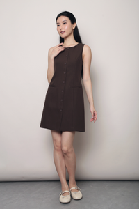 Balmoral Shift Dress Brown