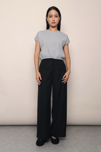 Bam Bam Cropped Knit Grey (Restock)