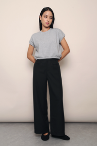 Bam Bam Cropped Knit Grey (Restock)