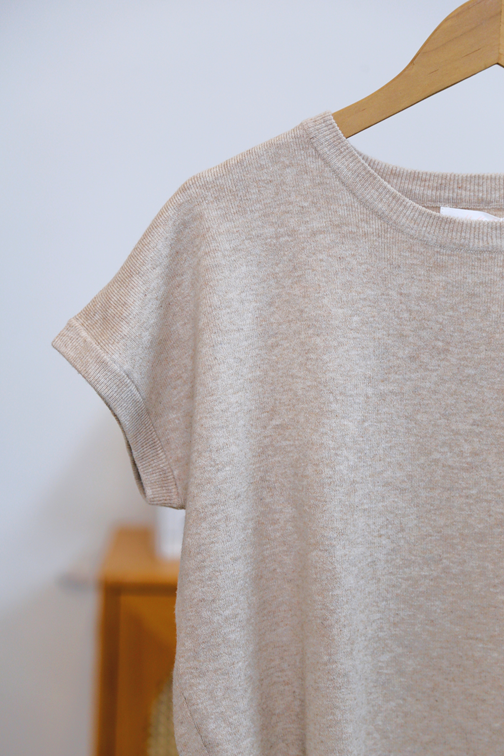 Bare Form Knit Blouse Oat (Restock)