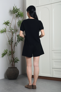 Bellagio Classy Knit Blouse Black