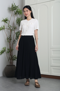 Bellagio Classy Knit Blouse Off White (Restock)