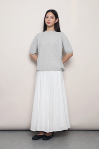 Better Basics Knit Blouse Heather Grey (Backorder)