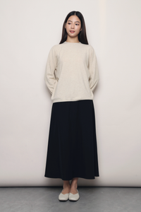 Between Seasons Knit Top Cream (Backorder)