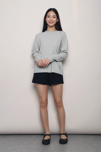Between Seasons Knit Top Heather Grey (Backorder)