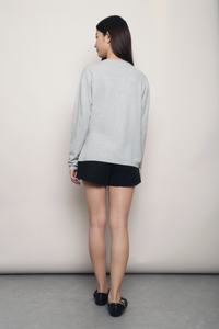 Between Seasons Knit Top Heather Grey (Backorder)