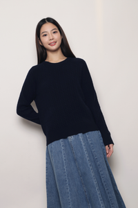 (Premium) Countryside Cable Knit Sweater Navy (Backorder)