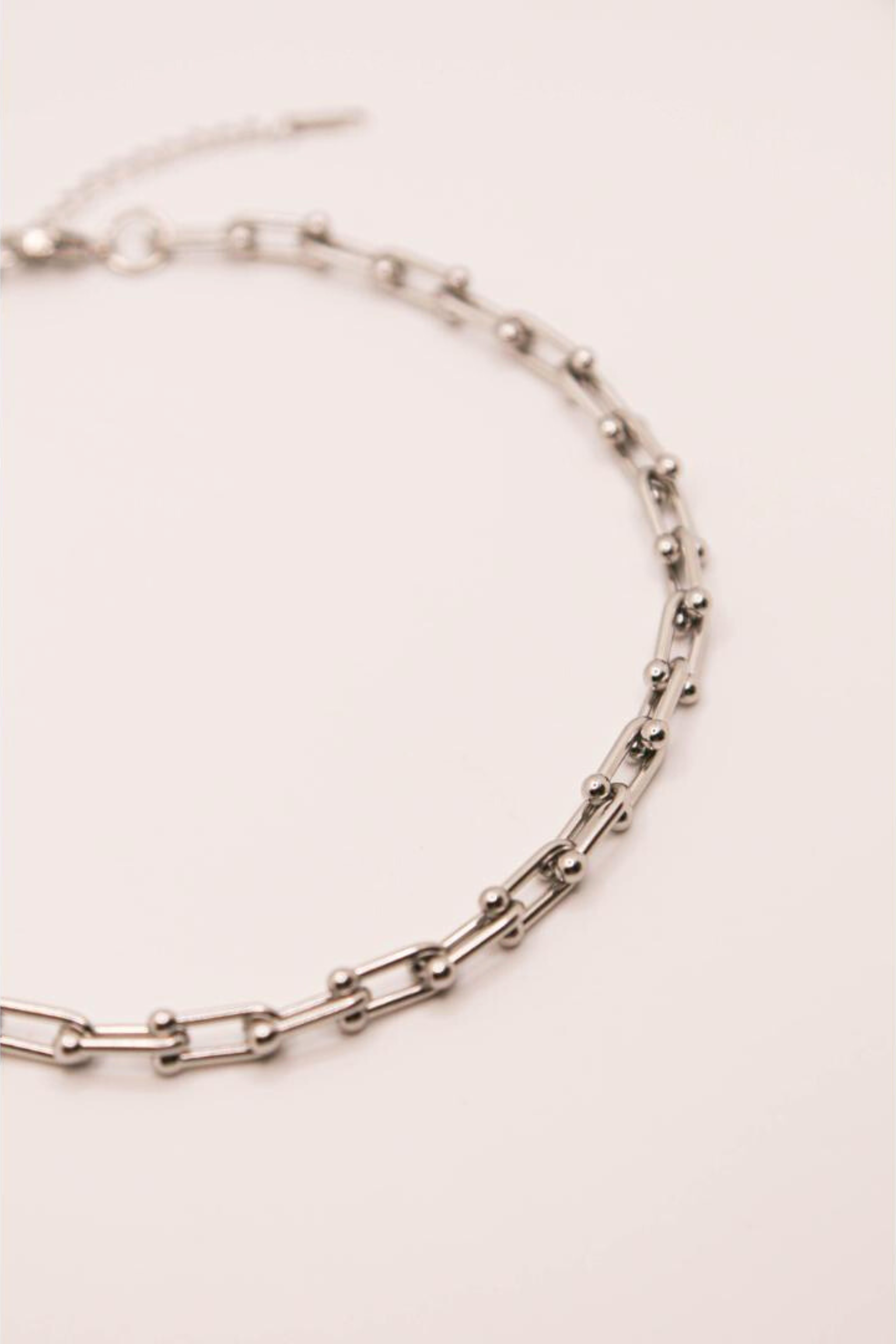 Bold Chain Necklace Silver