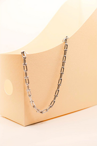 Bold Chain Necklace Silver