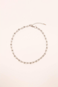 Bold Chain Necklace Silver