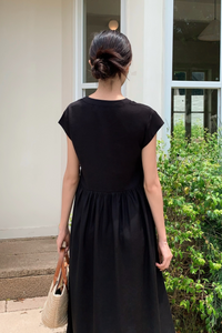 Breigh 2.0 Button Down Midi Dress Black