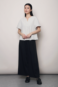 Brookside Pleat Pants Black (Restock)