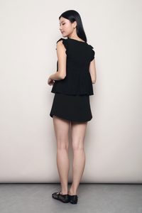 Buttercup Babydoll Blouse Black