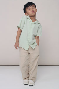 CNY MINI Harry Camp Collar Shirt Apple Mint