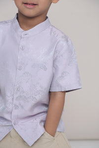 CNY MINI Noah Oriental Shirt Amethyst