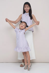 CNY Evie Oriental Sleeveless Blouse Amethyst (Restock)