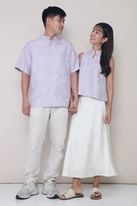 CNY Evie Oriental Sleeveless Blouse Amethyst (Restock)