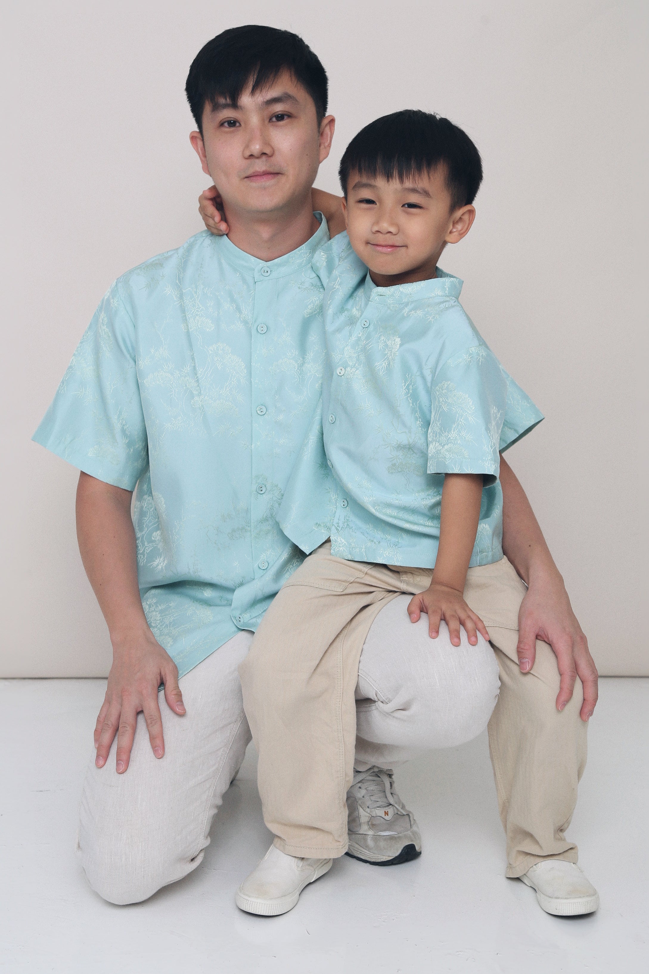 CNY Noah Oriental Shirt Sage