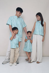 CNY Evie Oriental Sleeveless Blouse Sage (Restock)