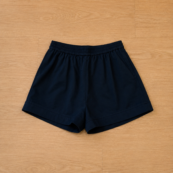 Leisure Club Boxy Shorts Navy (Backorder)