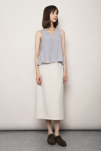 With Love Sleeveless Blouse Powder Blue
