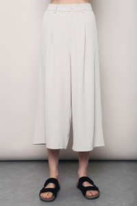 City Pleat Culottes Cream (Backorder)