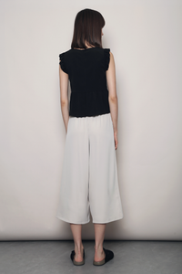 City Pleat Culottes Cream (Backorder)