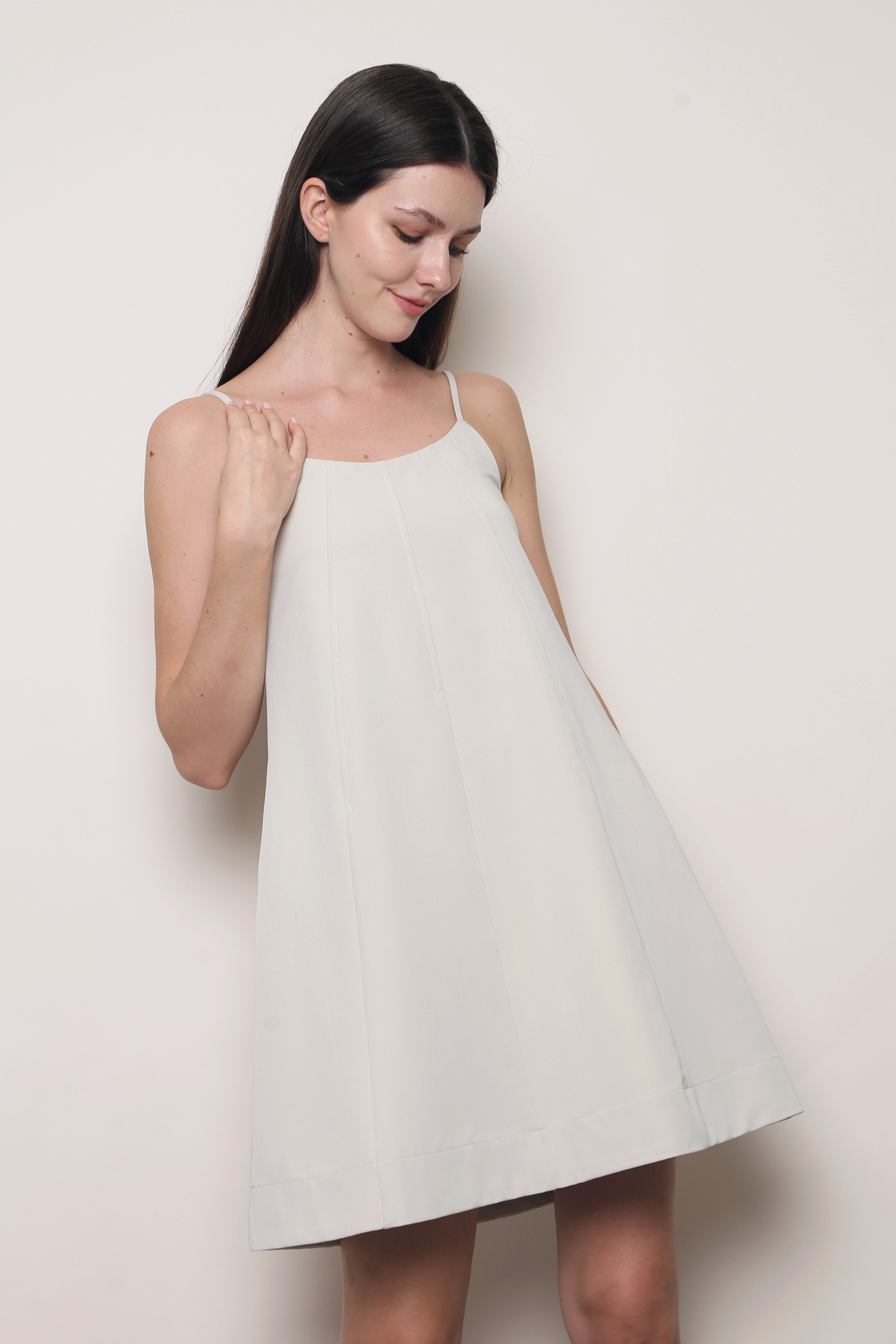 Clean Lines 2-Way Dress Cream