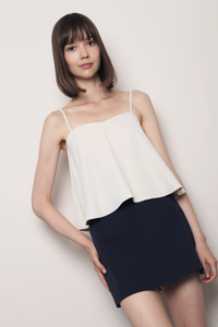 Clover Heart Strappy Top Cream