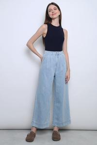 Coastline Pleat Denim Jeans