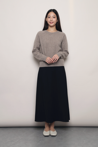 (Premium) Countryside Cable Knit Sweater Taupe (Backorder)