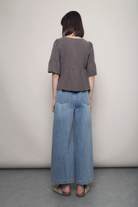 Love at First Fit Blouse Ash Brown