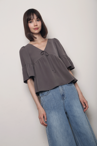 Love at First Fit Blouse Ash Brown