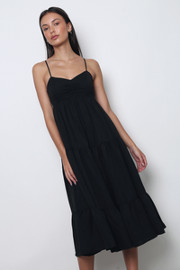 Fairfield Sweetheart Midaxi Dress Black