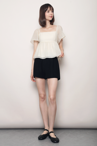 Fairy Fluff Flutter Top Ivory (Backorder)