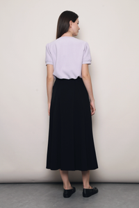 Fifth Avenue Panel Skirt Black